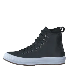 All Star WP Boot Leather Hi Black/Black/White