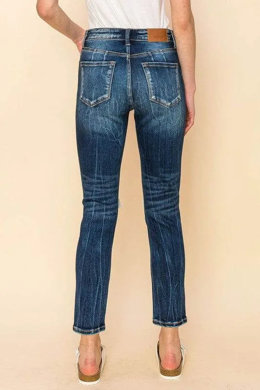 Artemis Vintage High Rise Stretch Ankle Cigarette Jeans