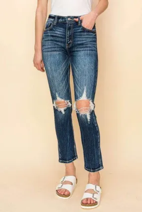 Artemis Vintage High Rise Stretch Ankle Cigarette Jeans