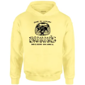 Banana's Steak House v2 - Oak Lawn, IL - Vintage Restaurant - Unisex Hoodie