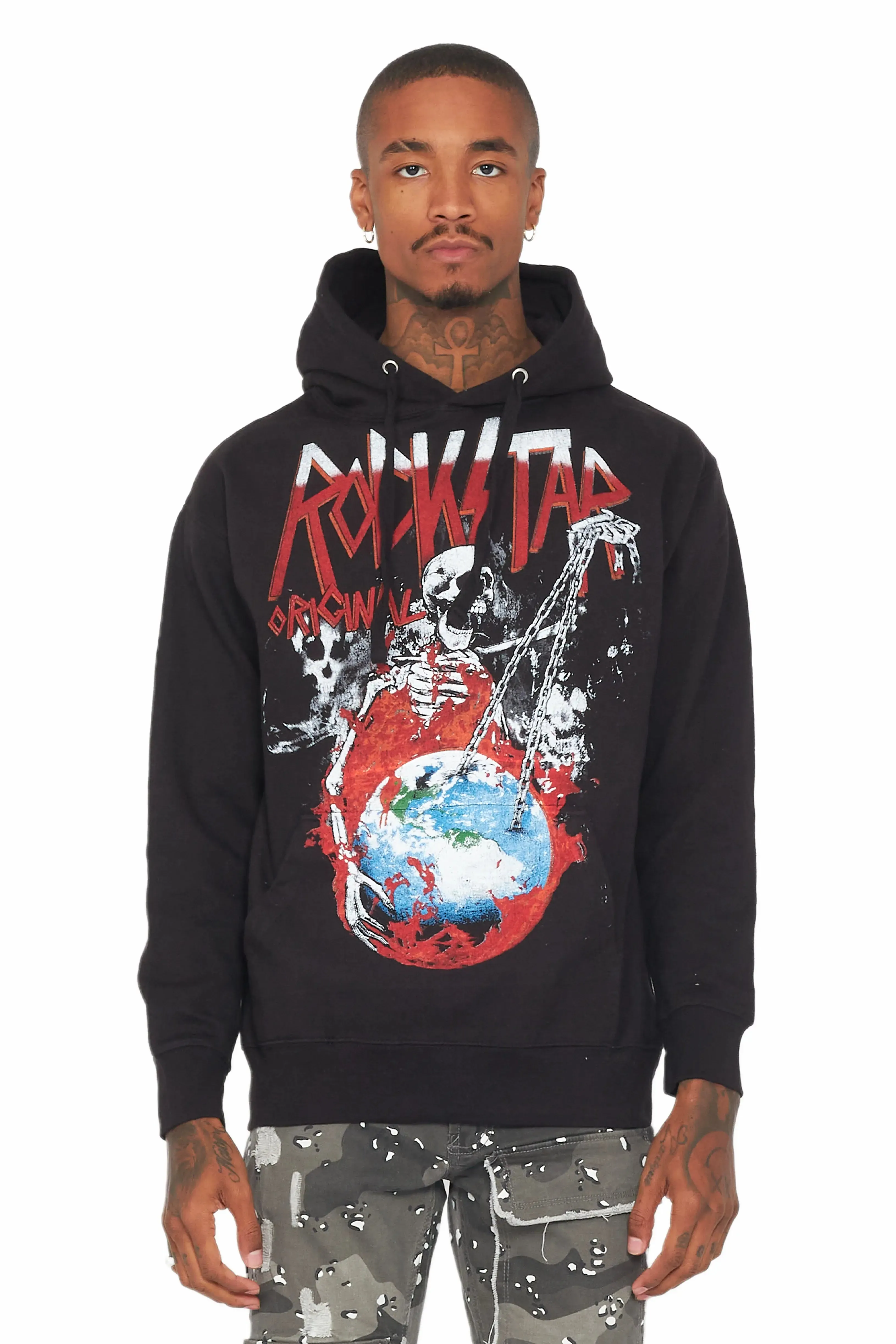 Barrett Black Graphic Hoodie