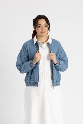 Blue Denim Oversized Jacket