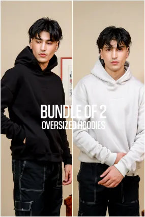 BUNDLE OF 2 OVERSIZED HOODIES