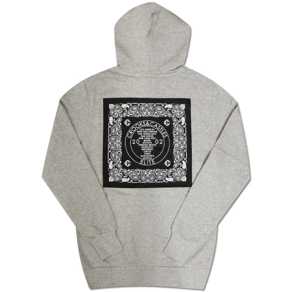 Crooks & Castles Worldwide Hoodie Speckle Grey