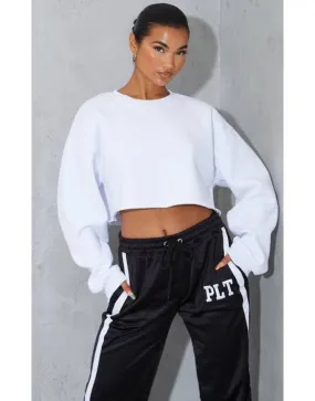 Cropped Sweatshirt in White