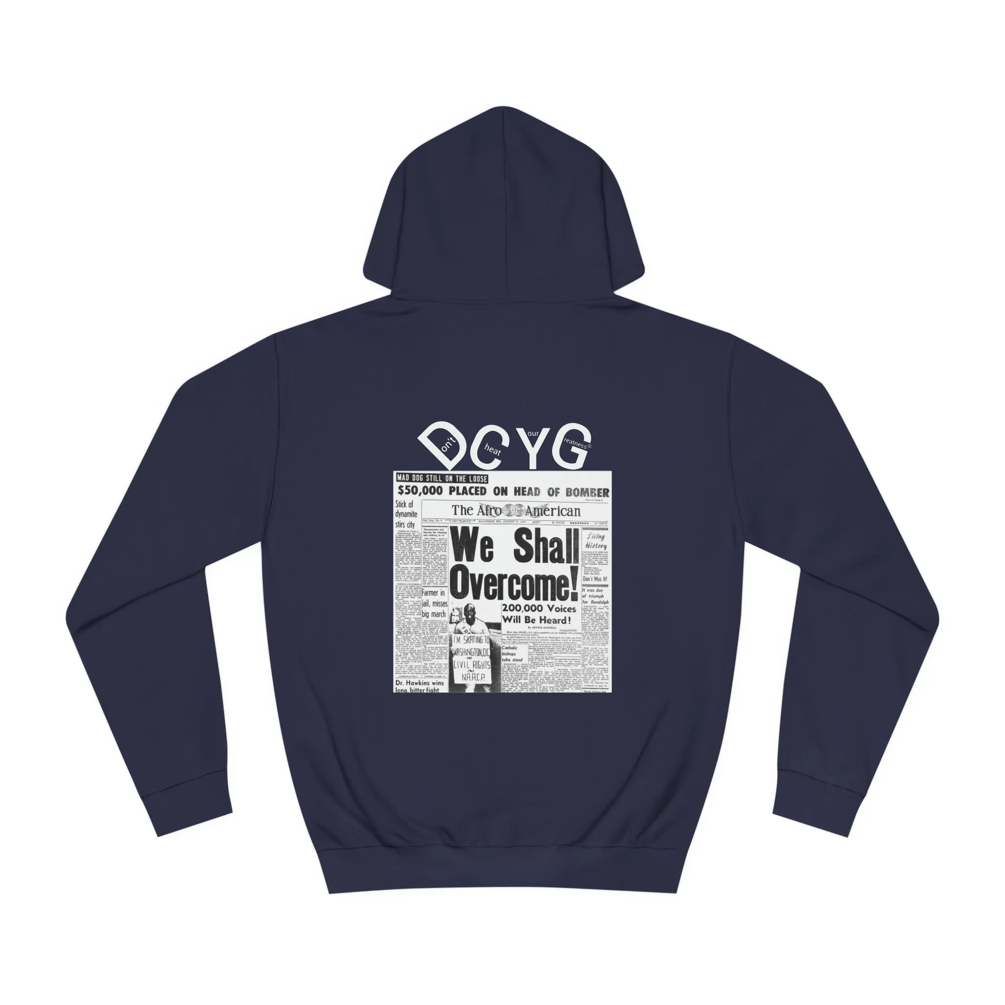 DCYG Black History Unisex College Hoodie