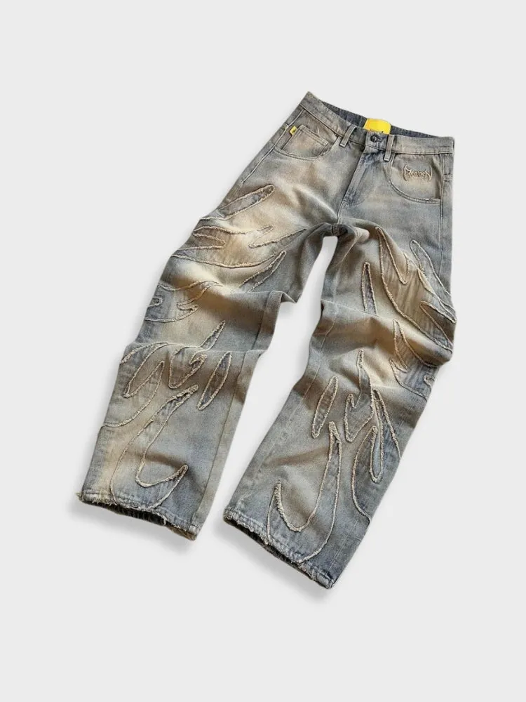 Decarba x Distressed Washed Denim