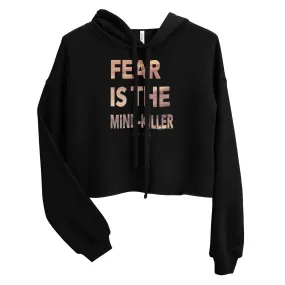 Dune Fear is the Mind-Killer Fleece Cropped Hoodie