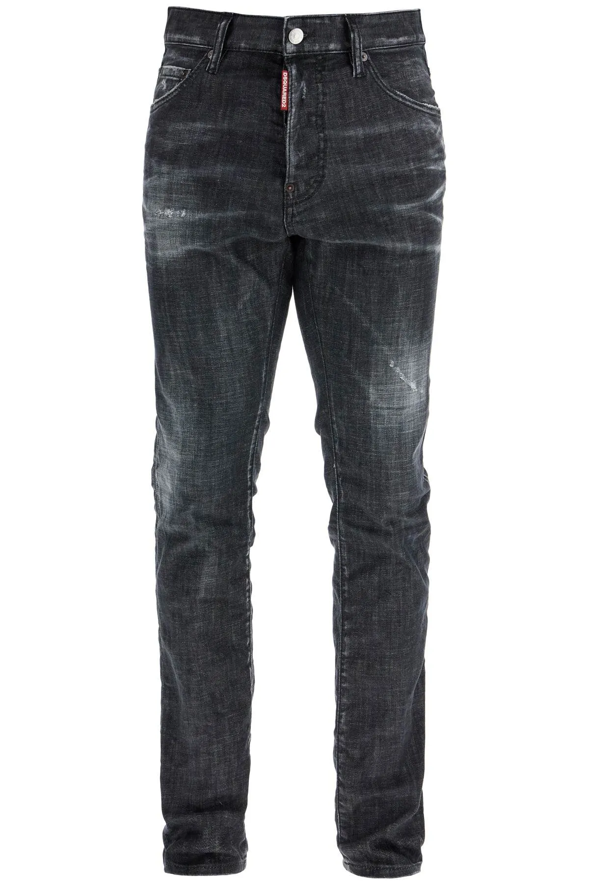 Faded Effect Denim Jeans