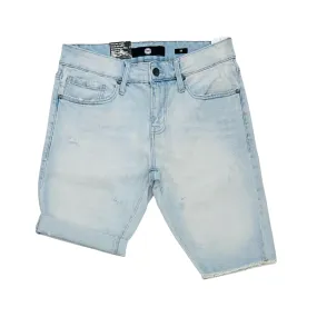 Faded jeans shorts