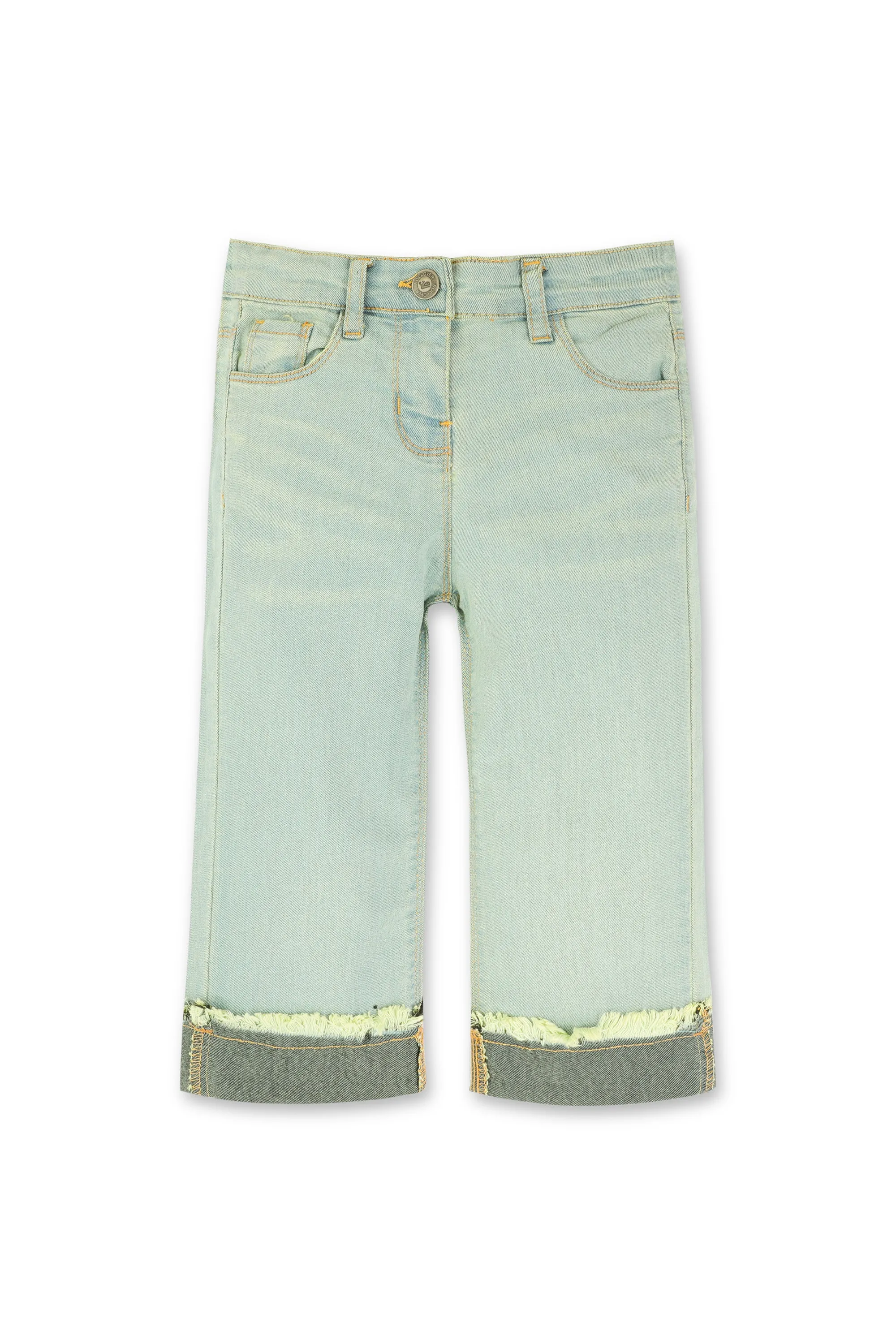 Girls Faded Bootcut Jeans