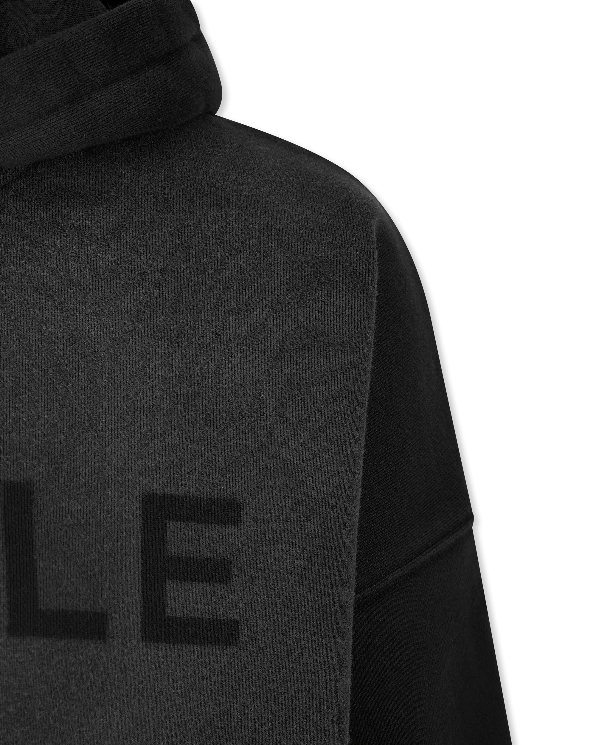 Heavyweight Fleece Raw Hem Hoodie