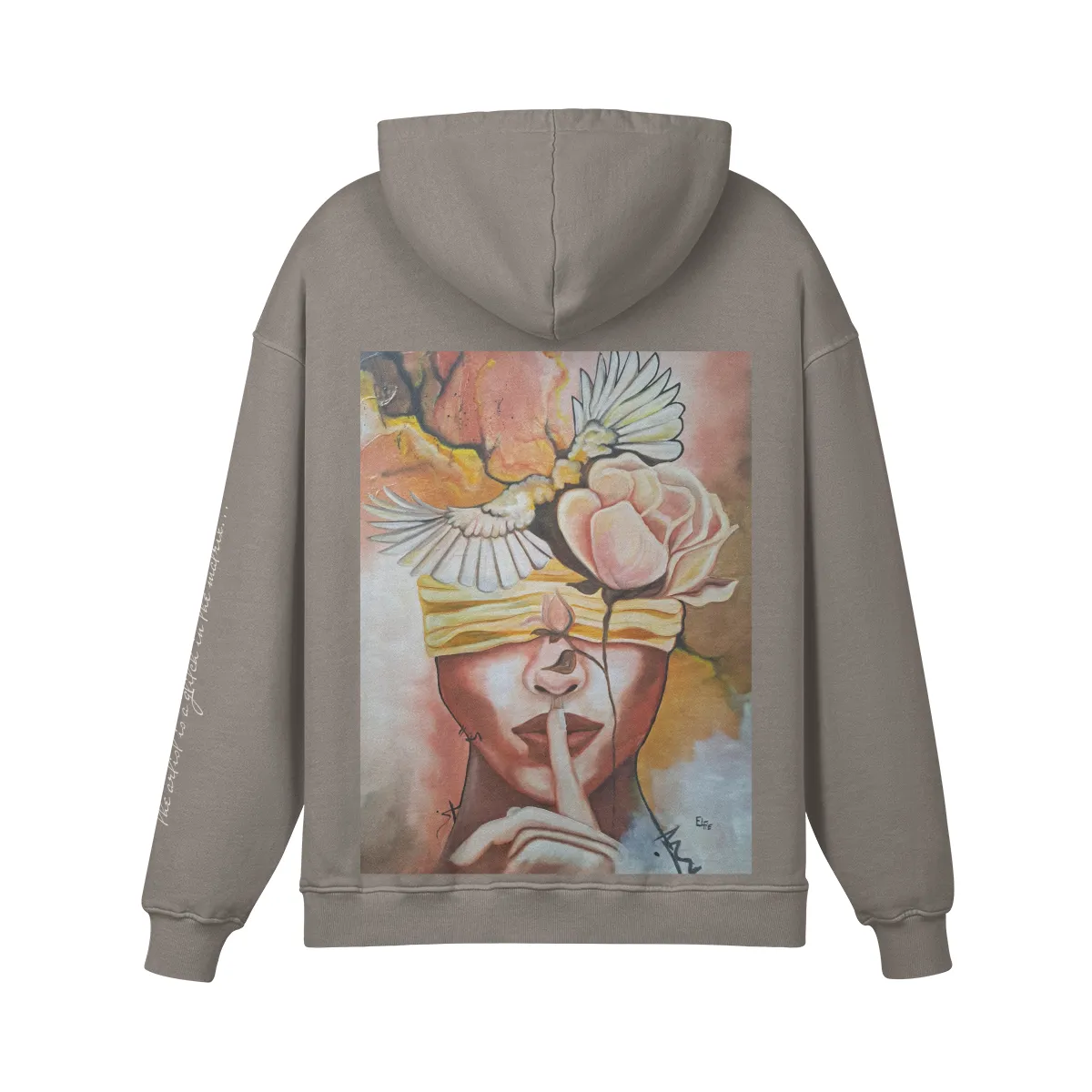 Hoodies Silencio back print