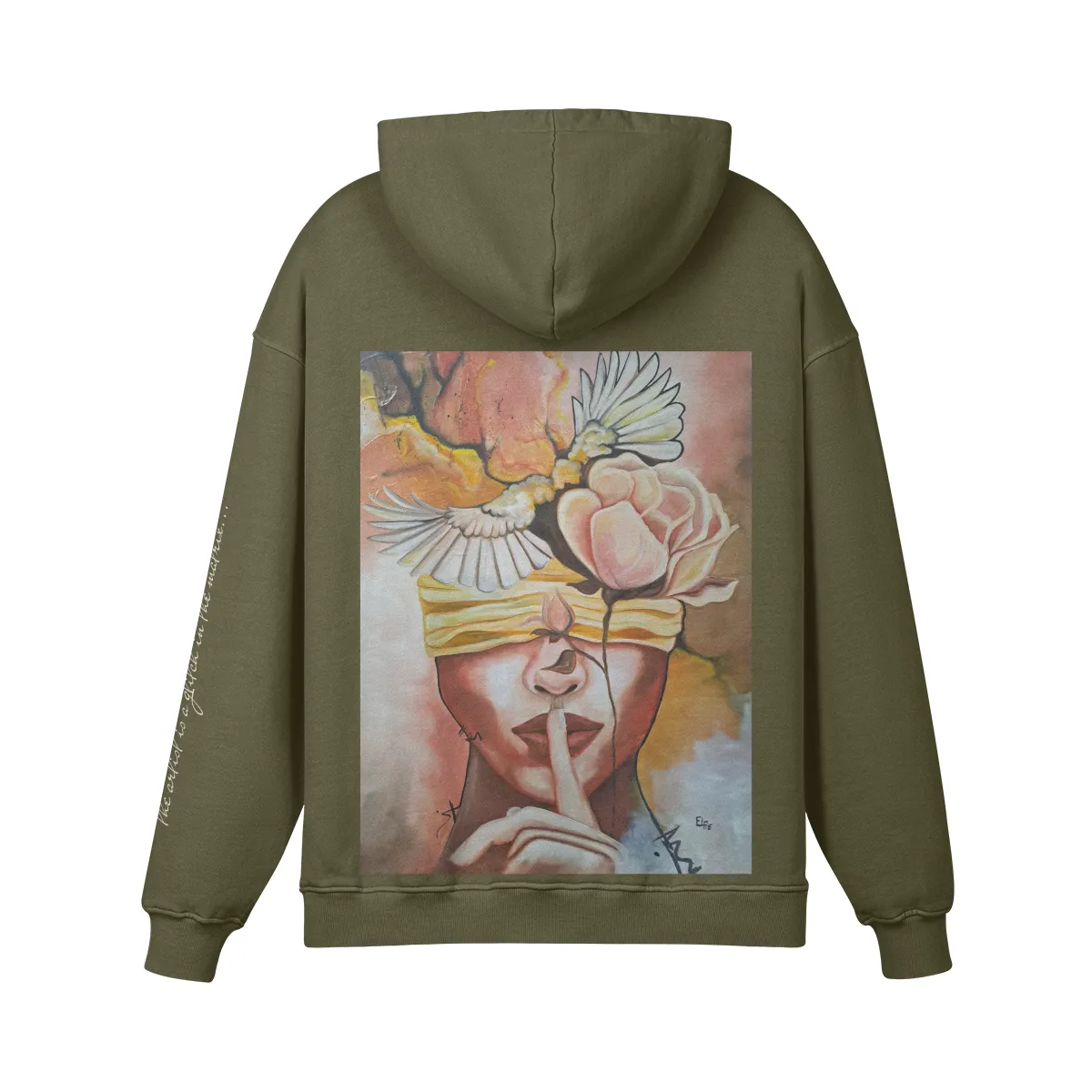 Hoodies Silencio back print