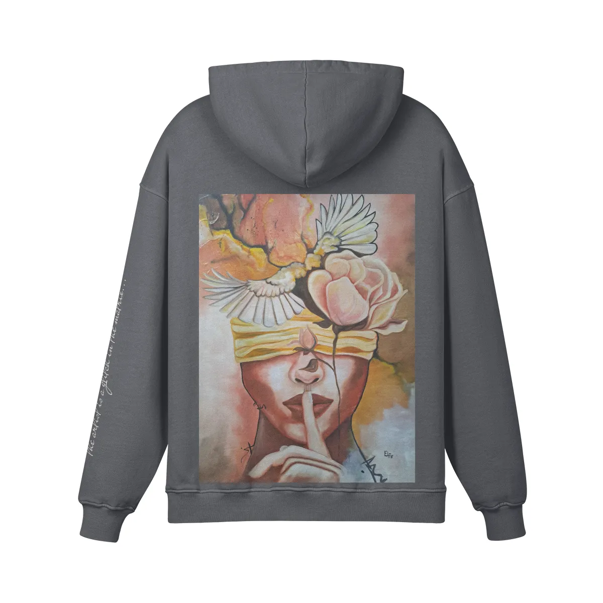 Hoodies Silencio back print