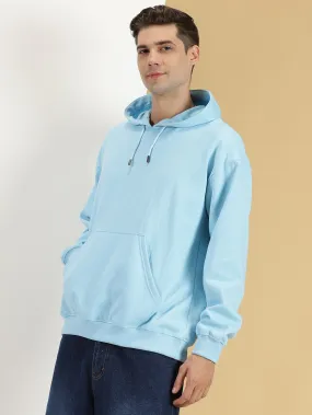 Ice Blue Oversized Hoodie