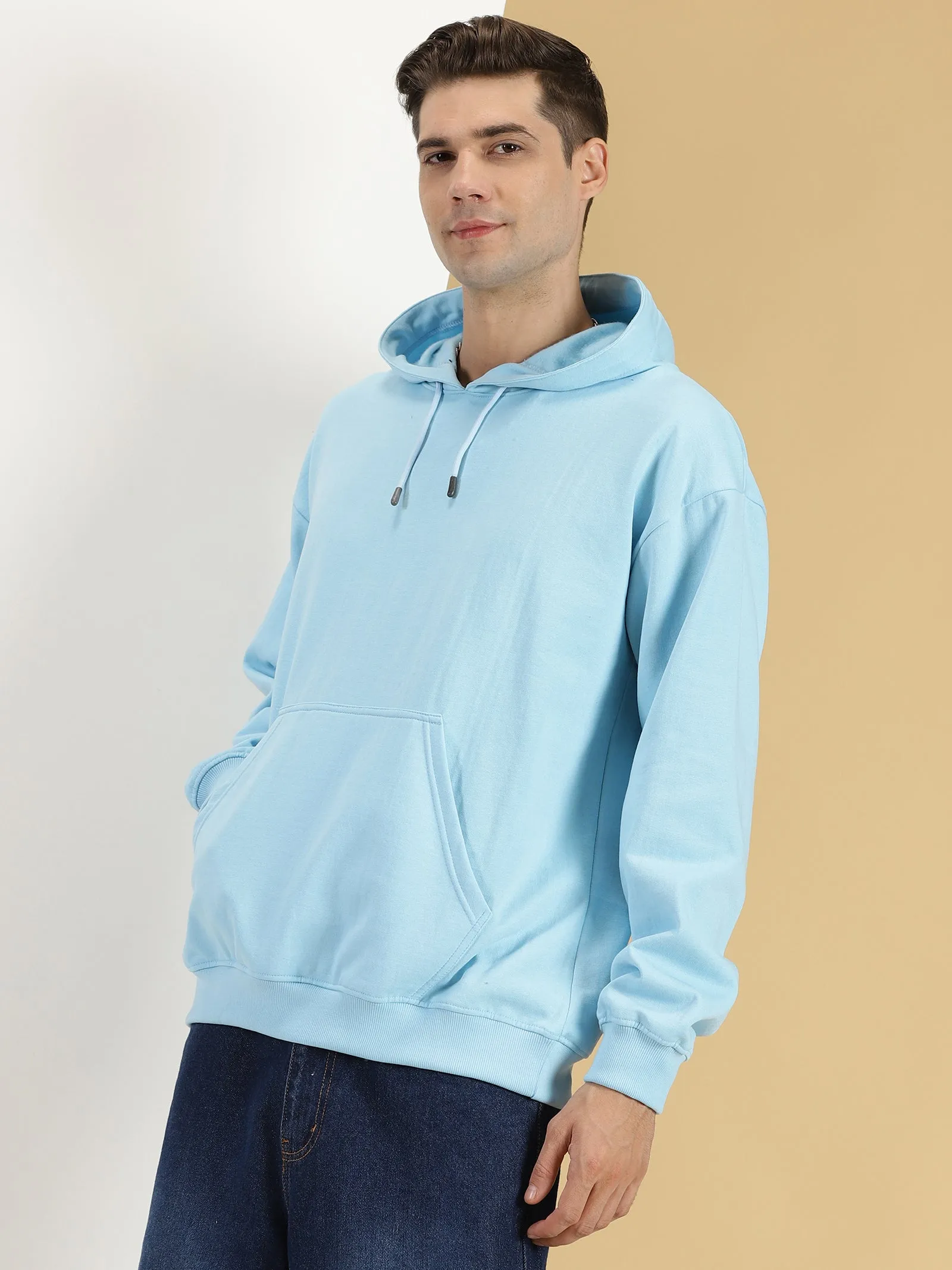 Ice Blue Oversized Hoodie