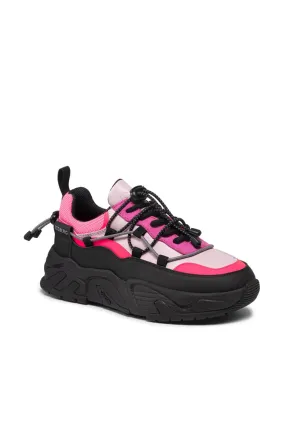 Iceberg - Black & Pink Chunky Trainers