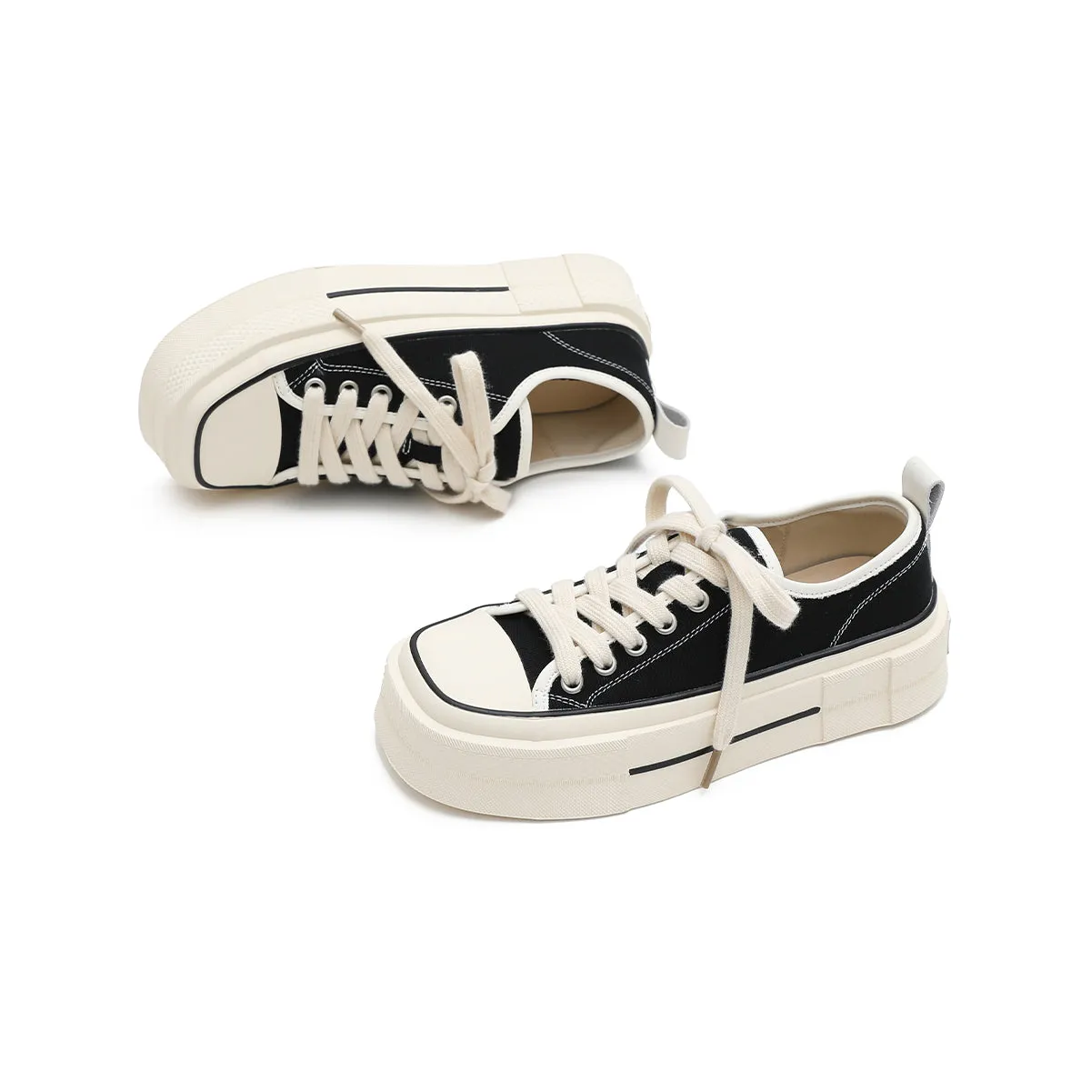 Low-Top Casual Flat Canvas Shoes