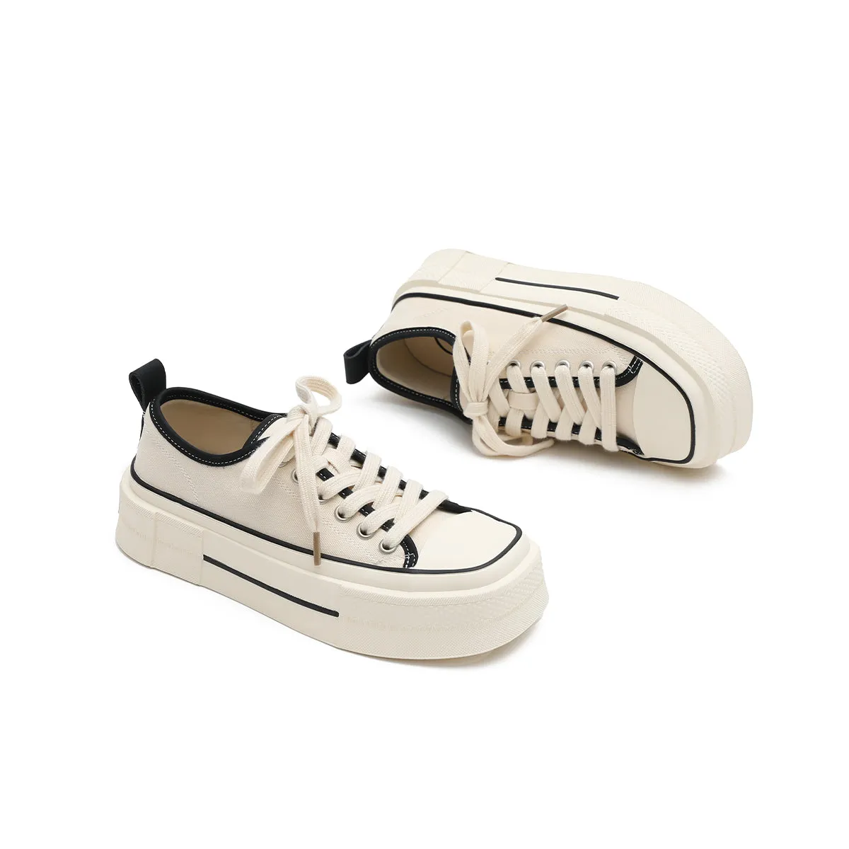 Low-Top Casual Flat Canvas Shoes