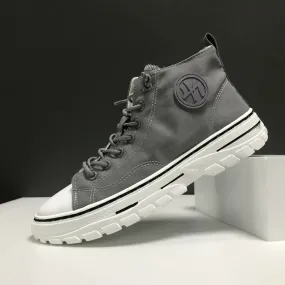 Men's High Top Designer Canvas Shoes C33