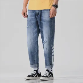 Men's Spring/Summer Casual Loose Ripped Jeans