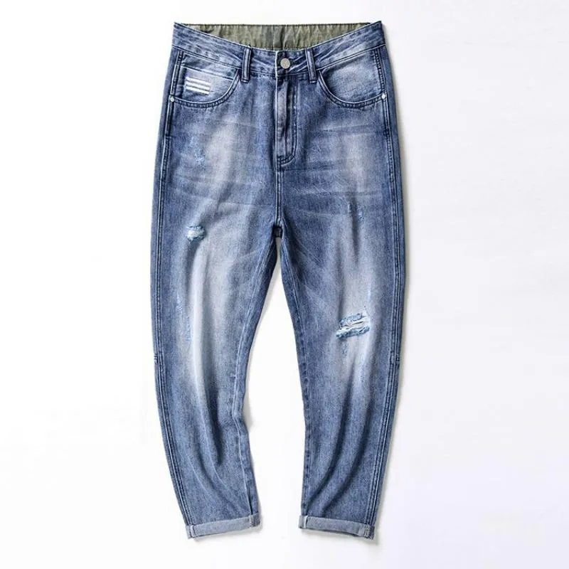 Men's Spring/Summer Casual Loose Ripped Jeans