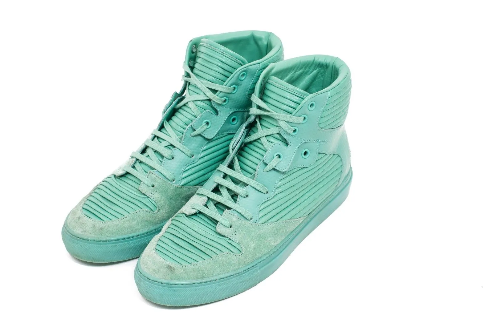 Mint Pleated High Top