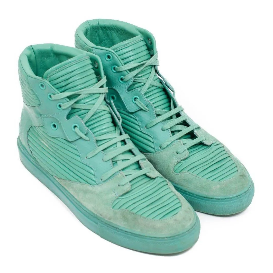 Mint Pleated High Top