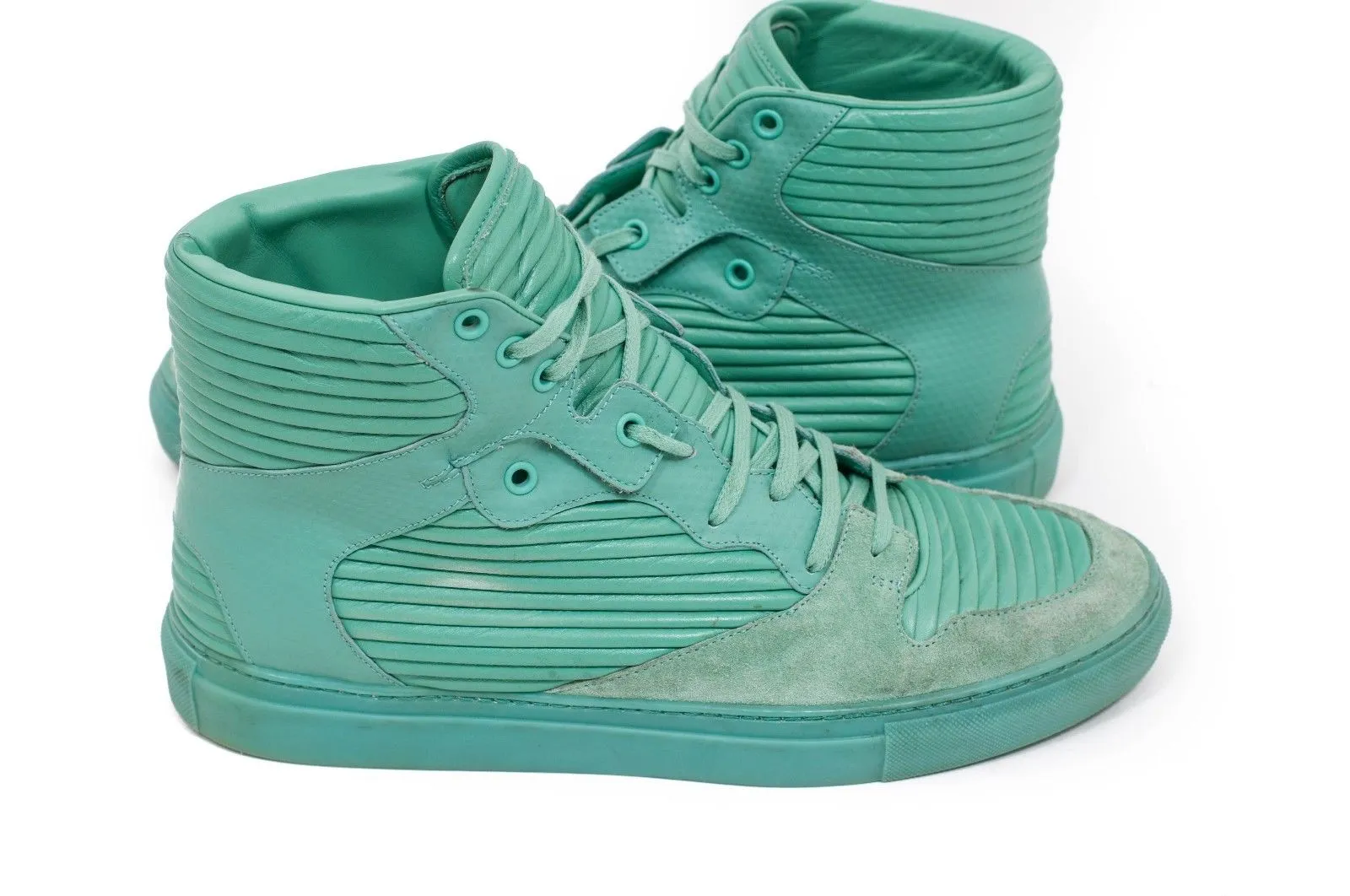 Mint Pleated High Top