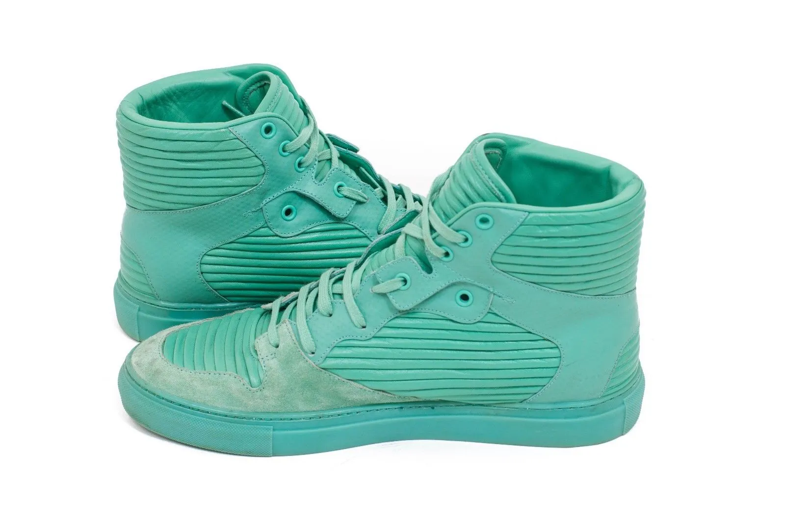 Mint Pleated High Top