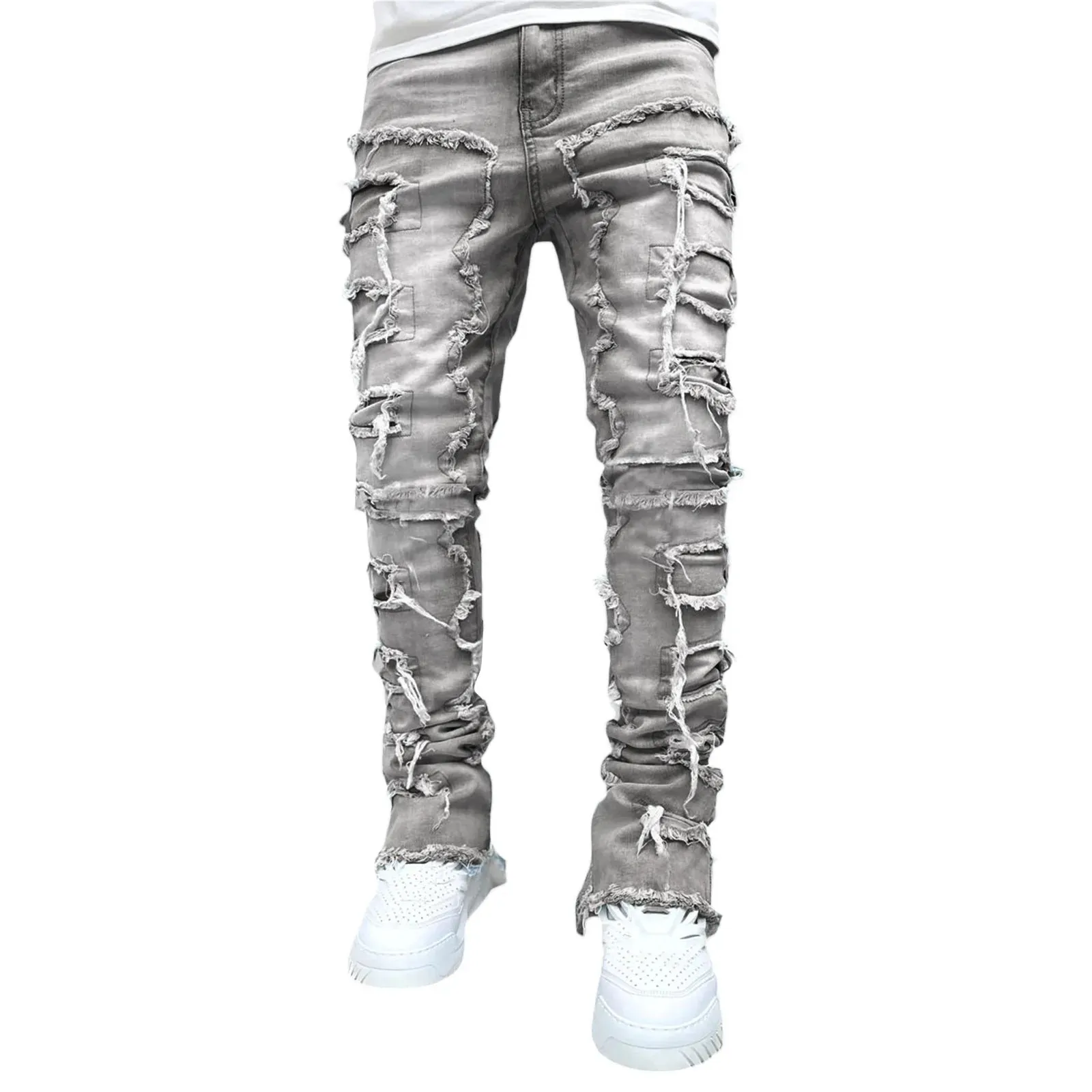 New Street Edge Distressed Denim