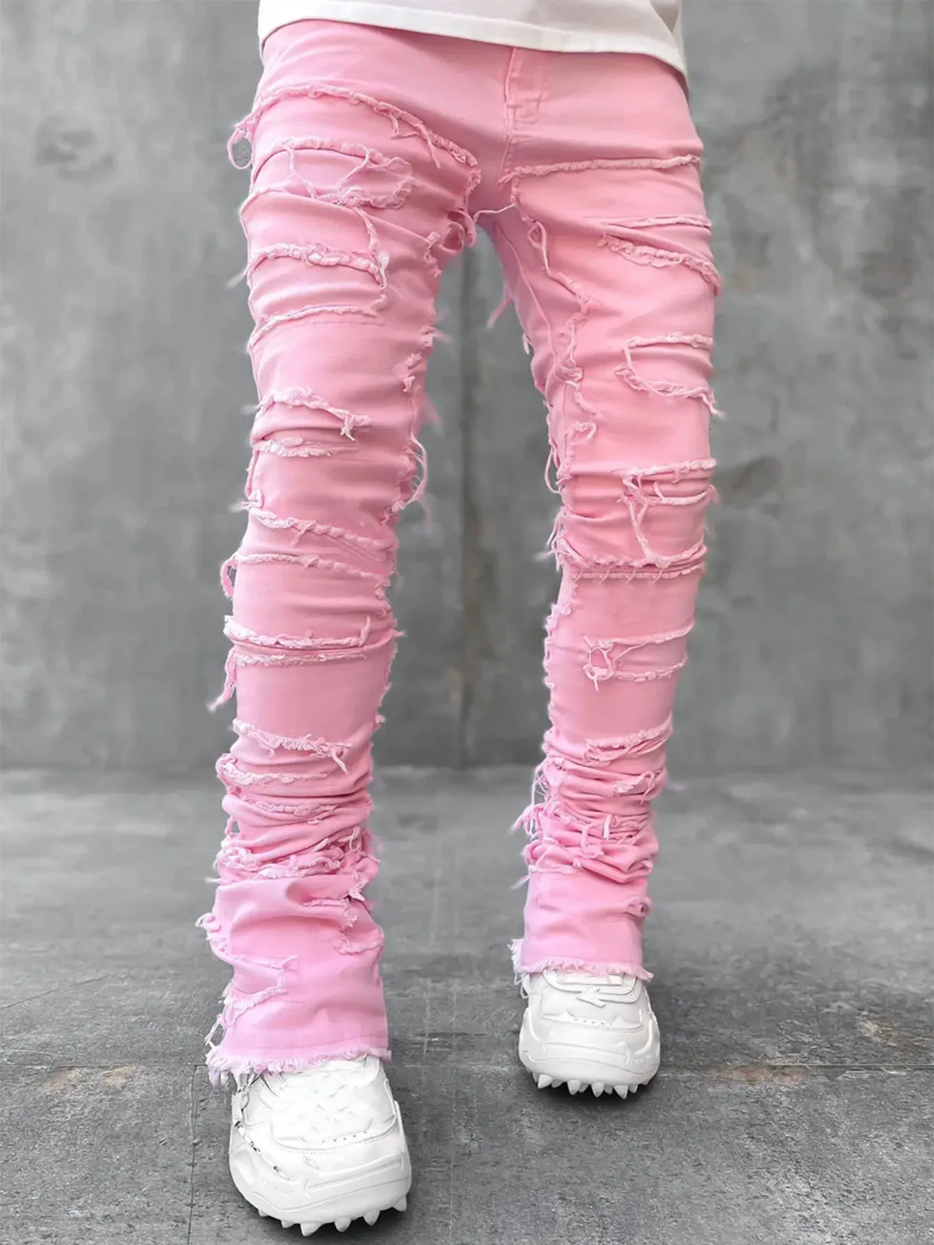 New Street Edge Distressed Denim