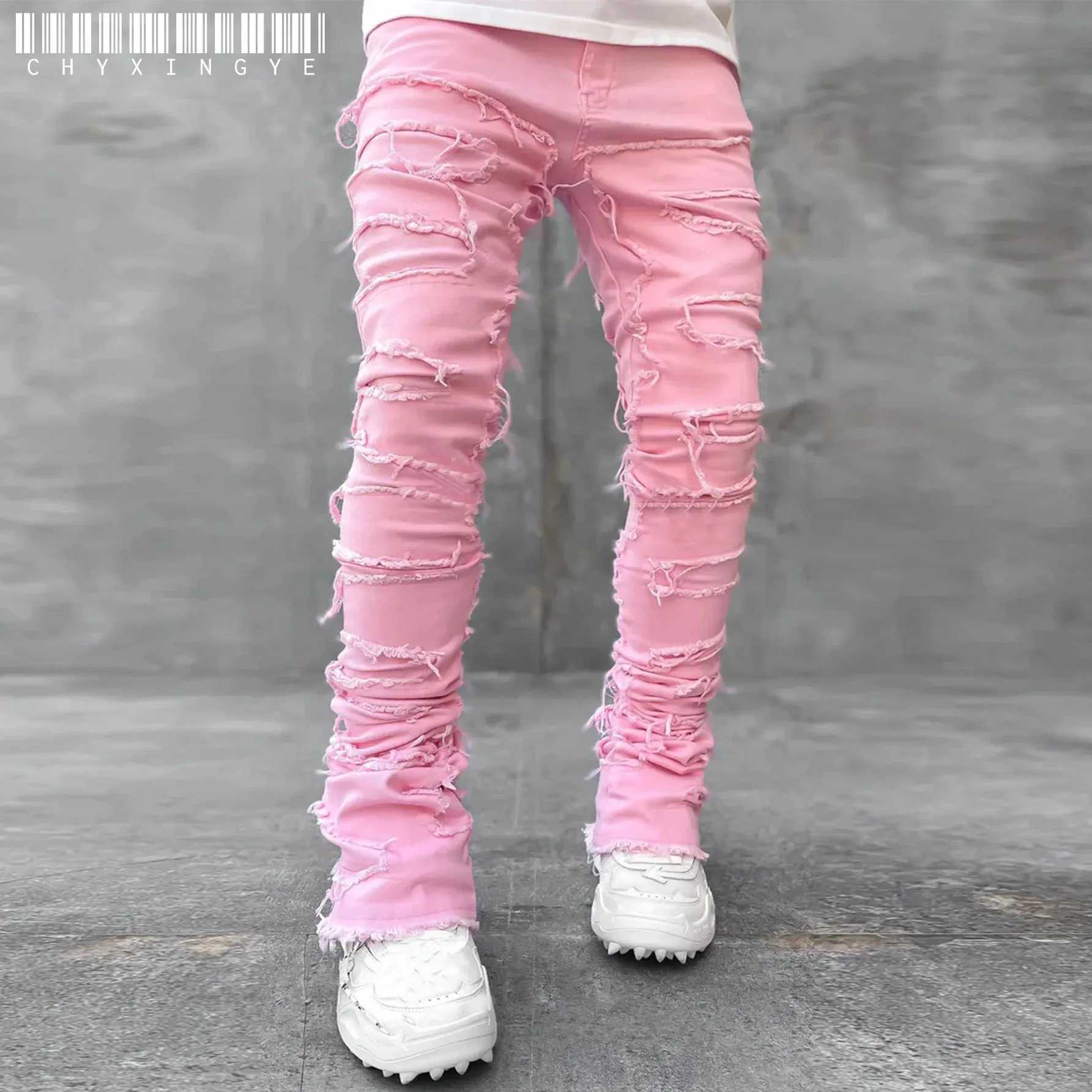 New Street Edge Distressed Denim