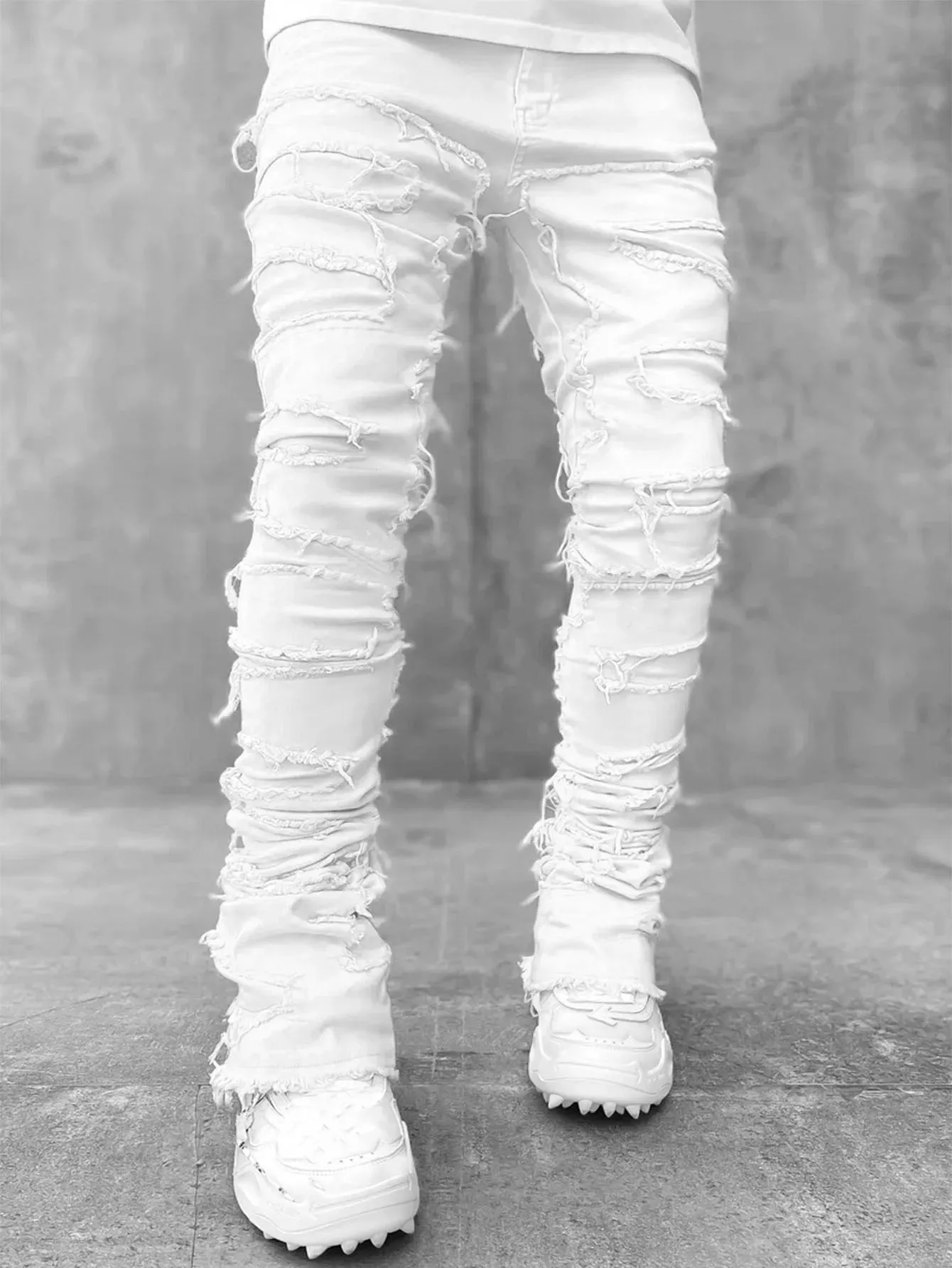 New Street Edge Distressed Denim