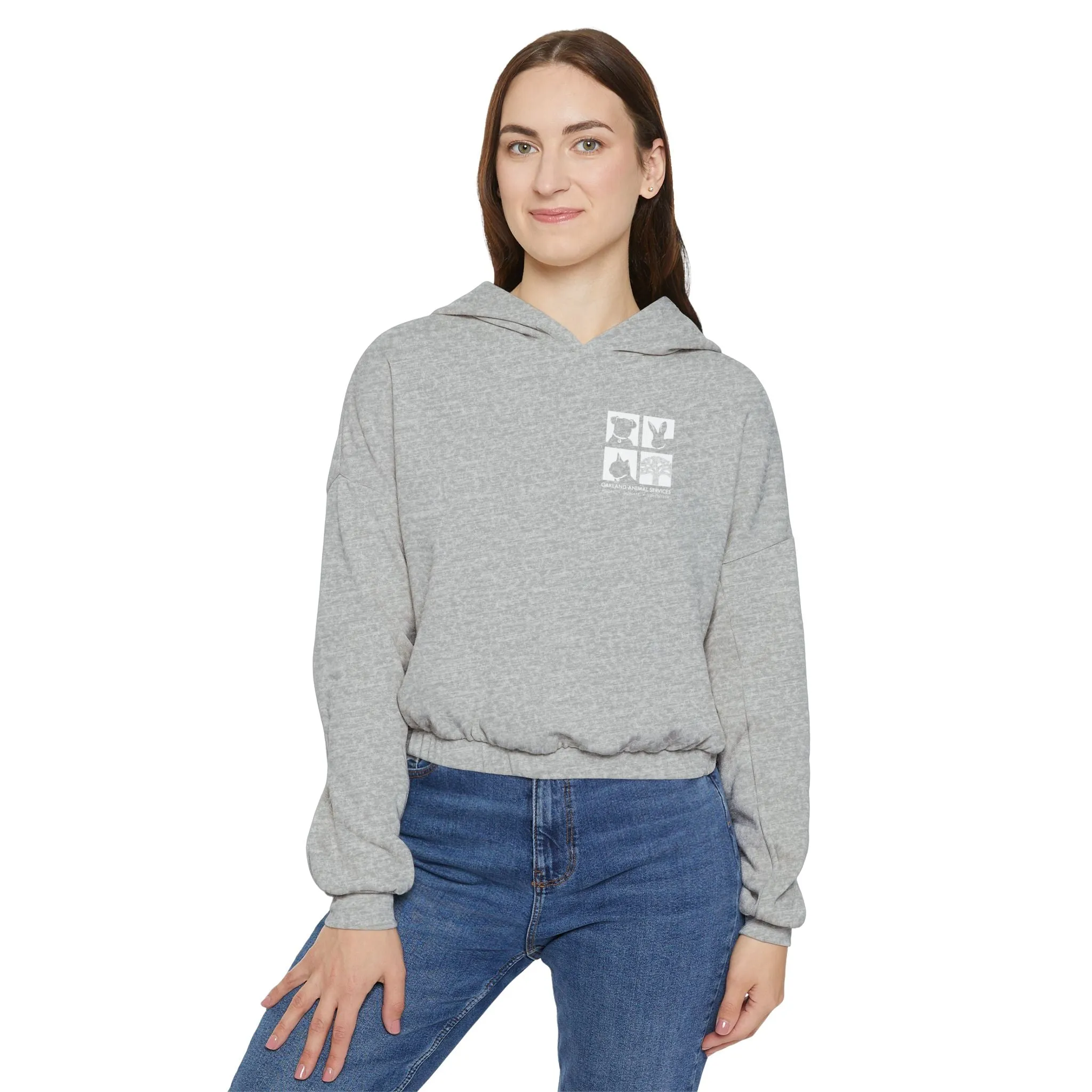 OAS Logo Women's Cinched Bottom Hoodie