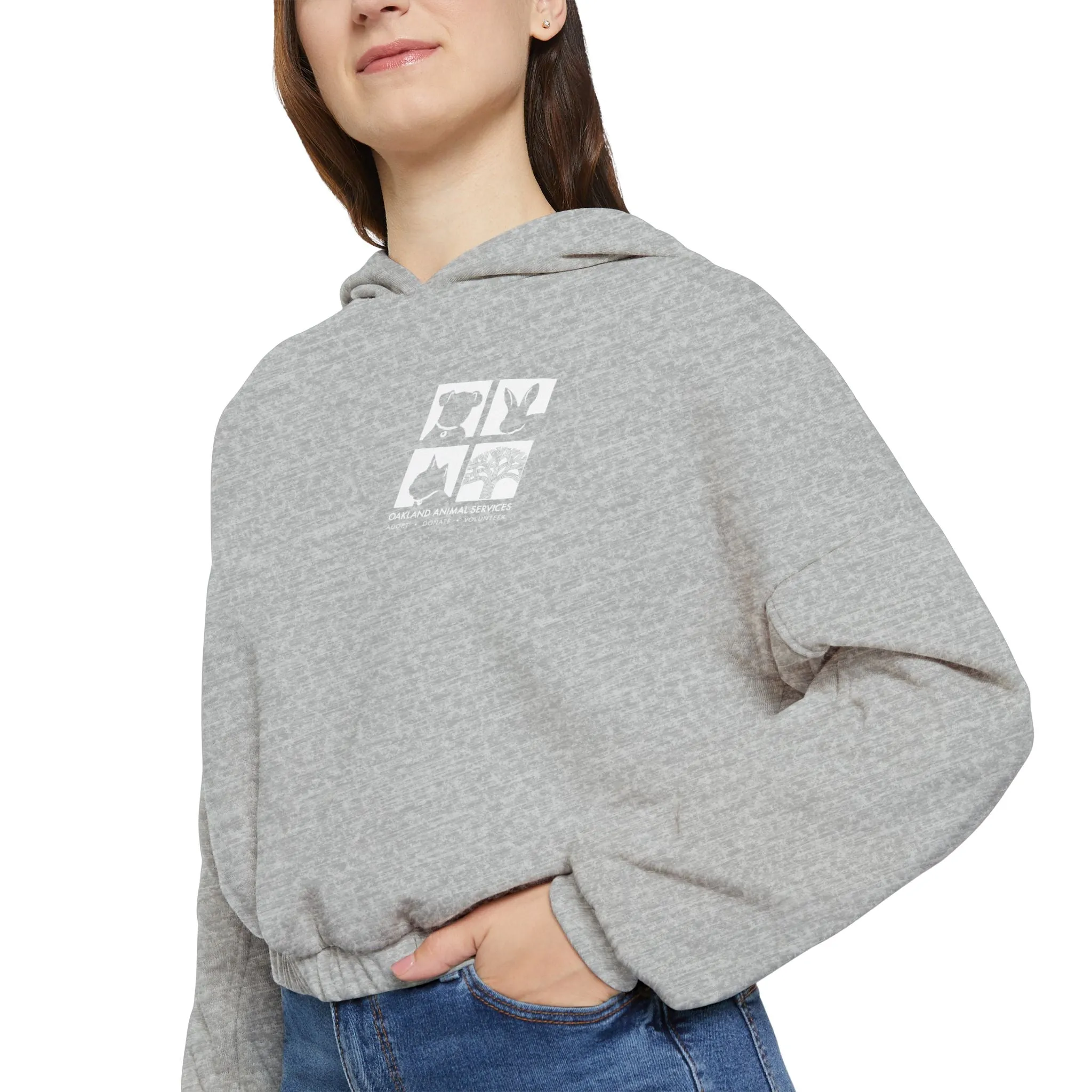 OAS Logo Women's Cinched Bottom Hoodie