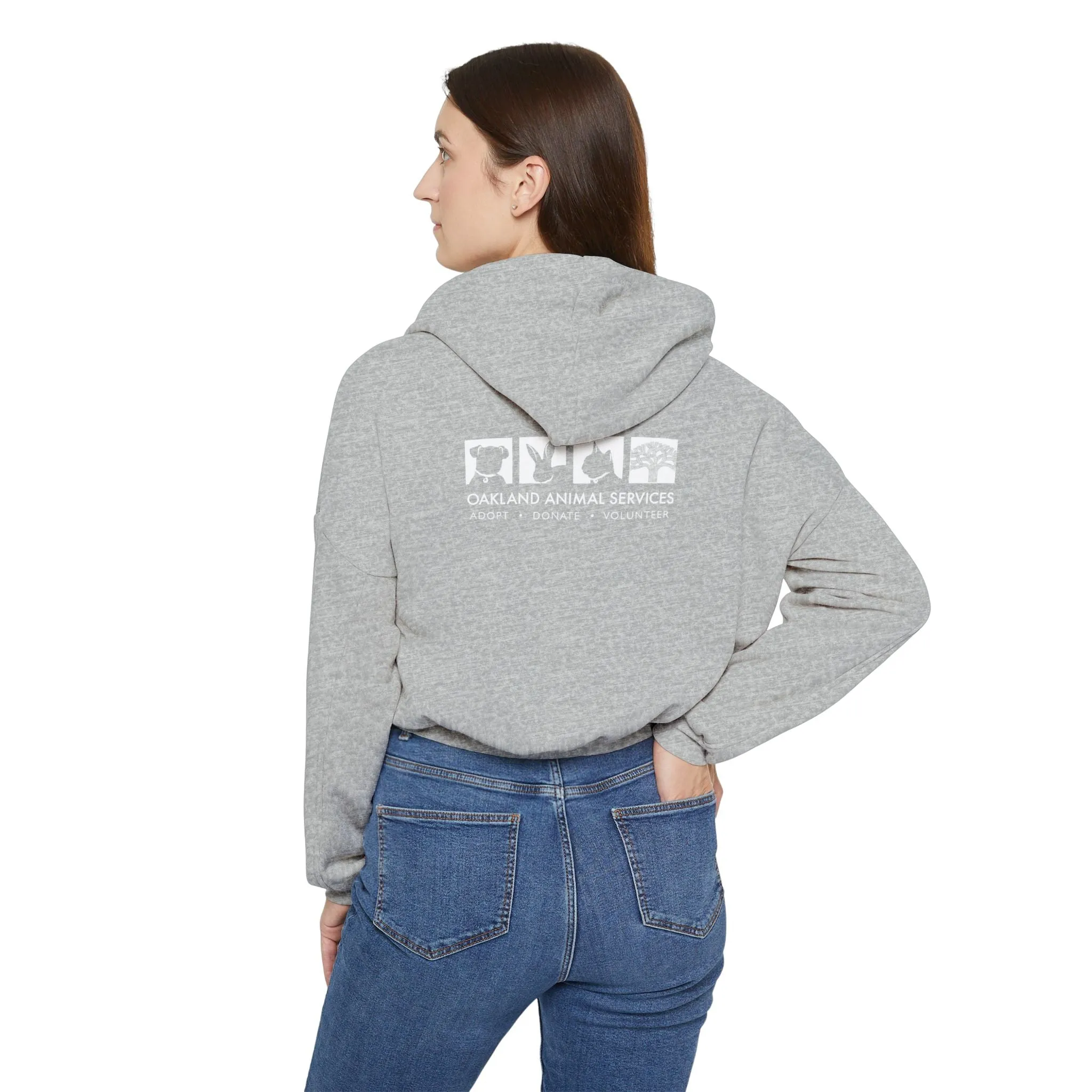 OAS Logo Women's Cinched Bottom Hoodie