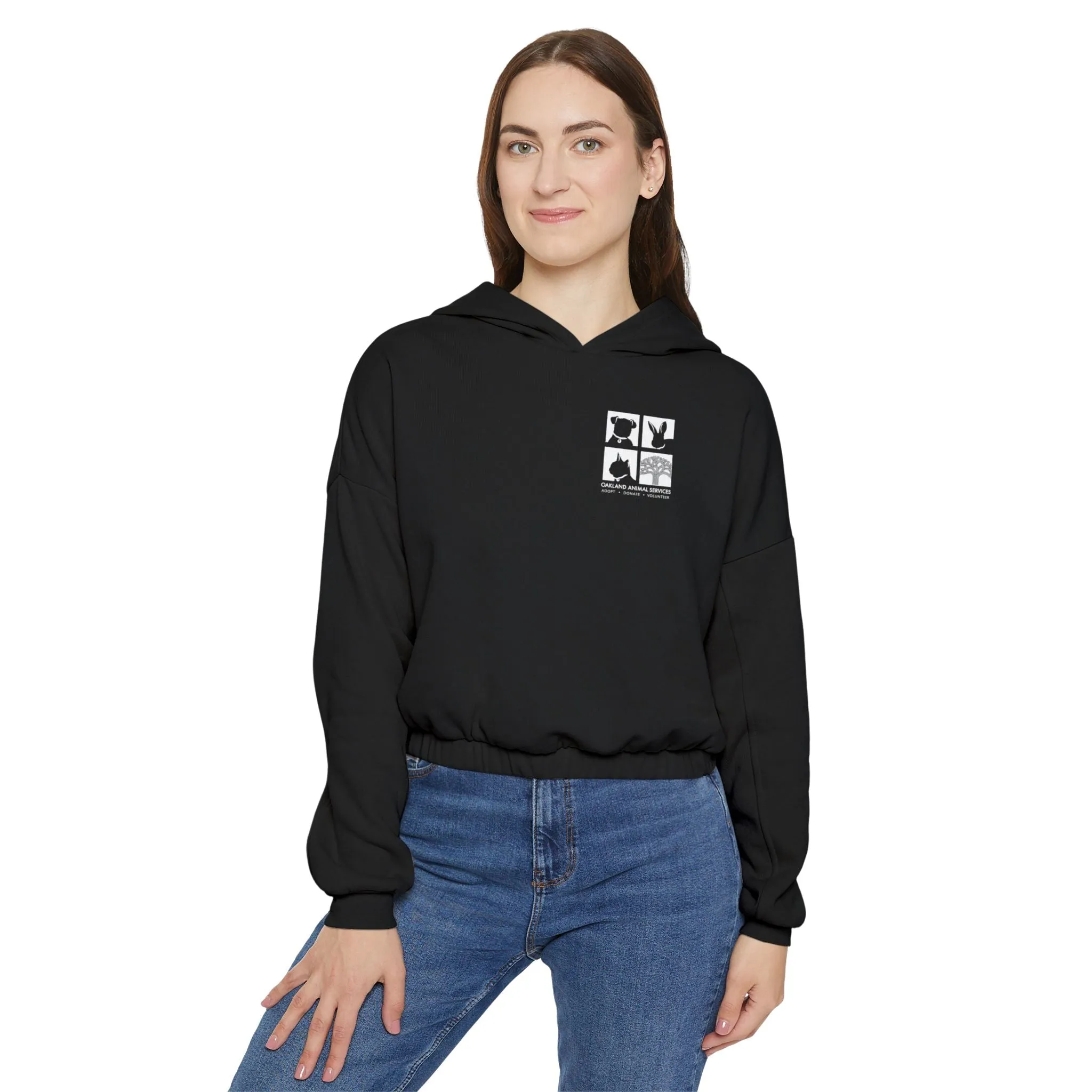 OAS Logo Women's Cinched Bottom Hoodie