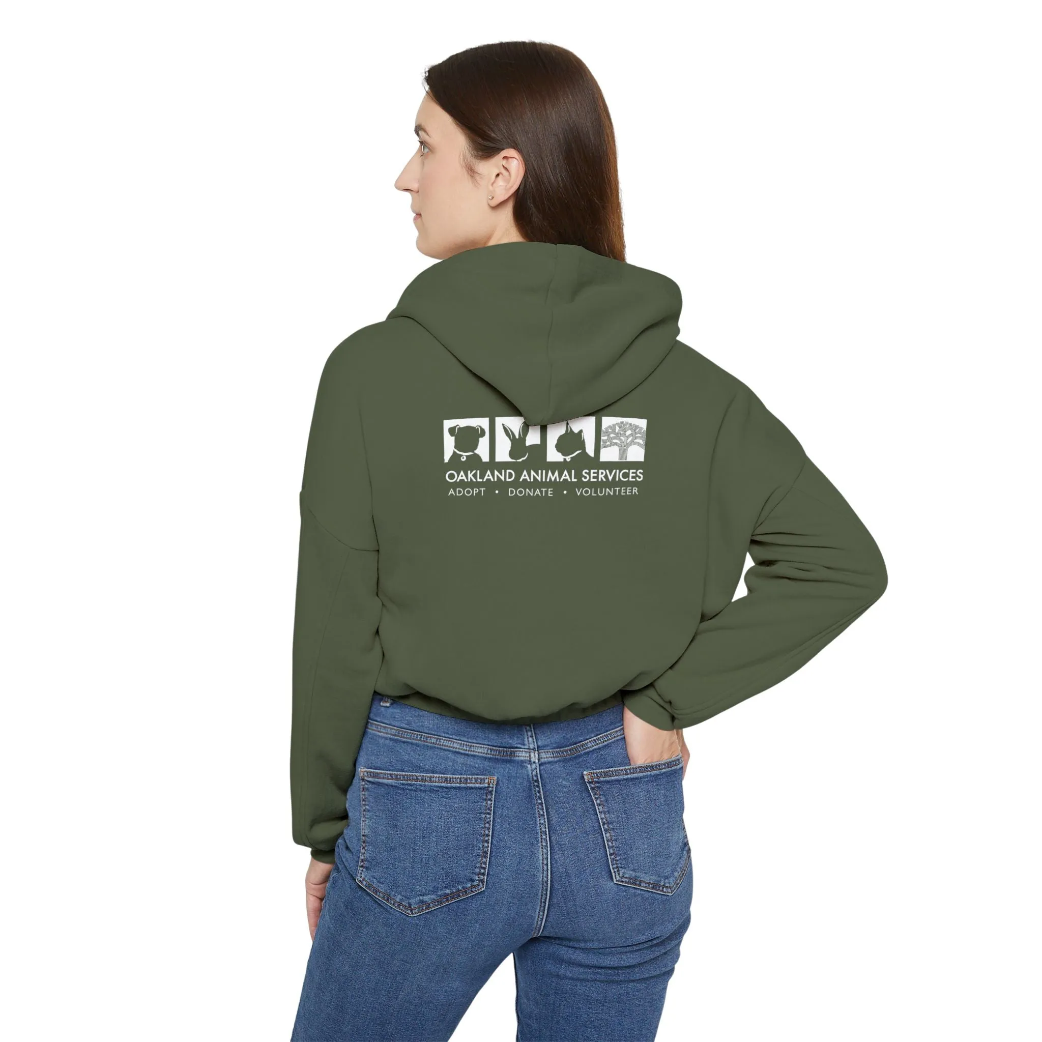 OAS Logo Women's Cinched Bottom Hoodie