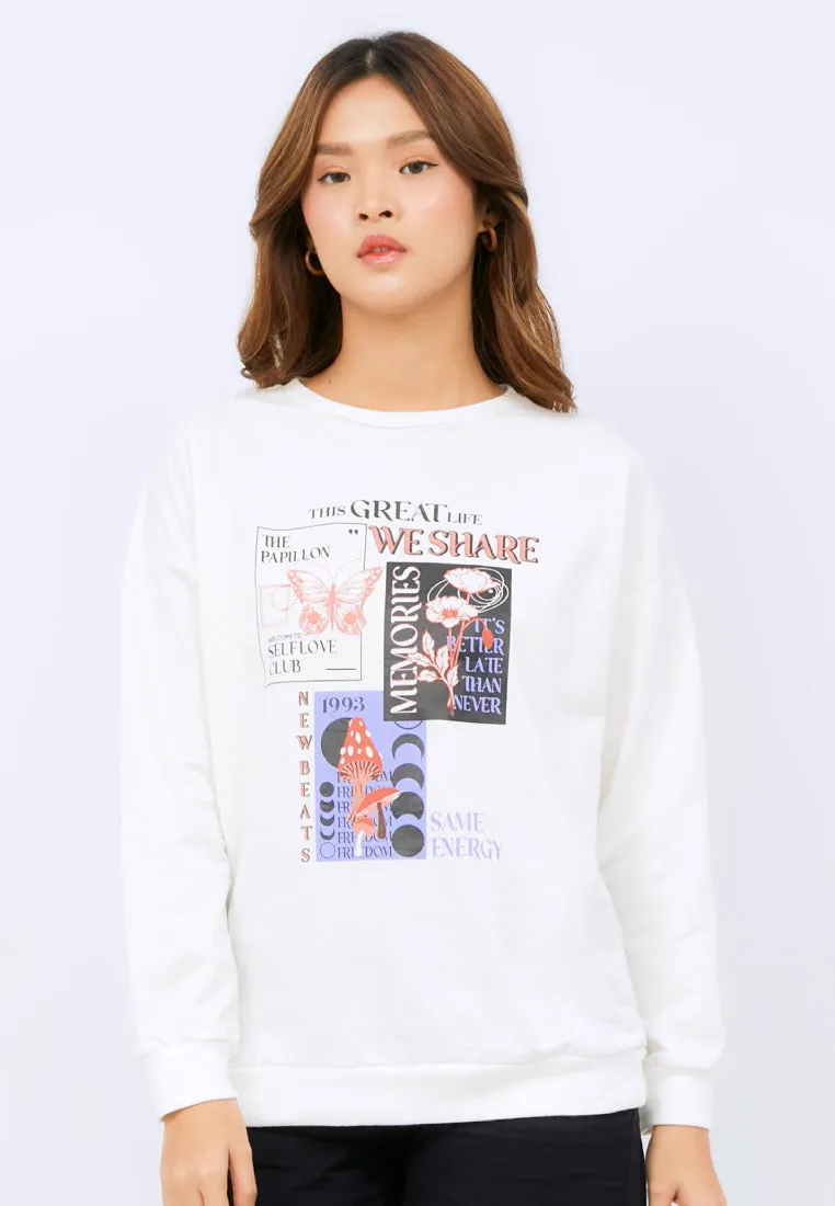 Oversized Graphic Sweatshirt