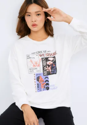 Oversized Graphic Sweatshirt