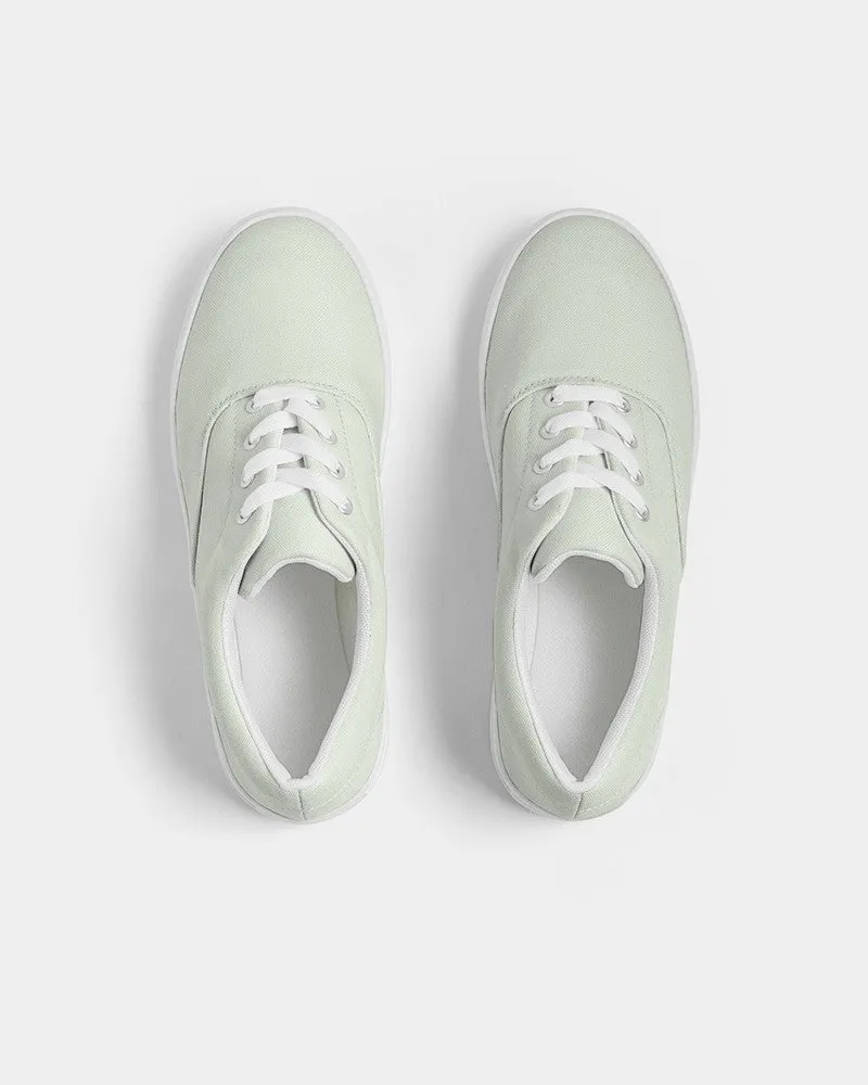 Pale Warm Green Men's Canvas Sneakers | Men's | Bright Pale Warm Green | C5M0Y10K0