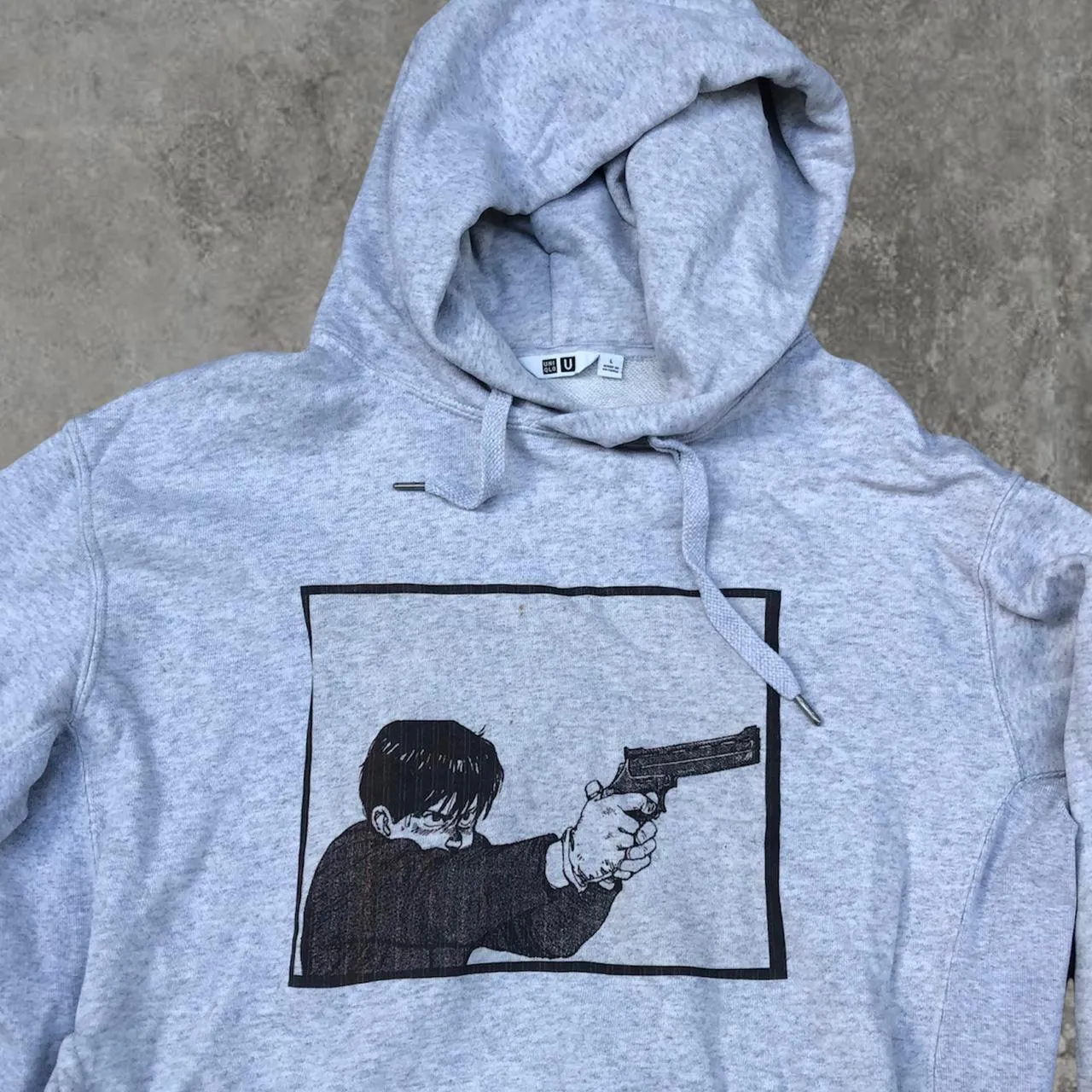 Pistol Anime Graphic Hoodie