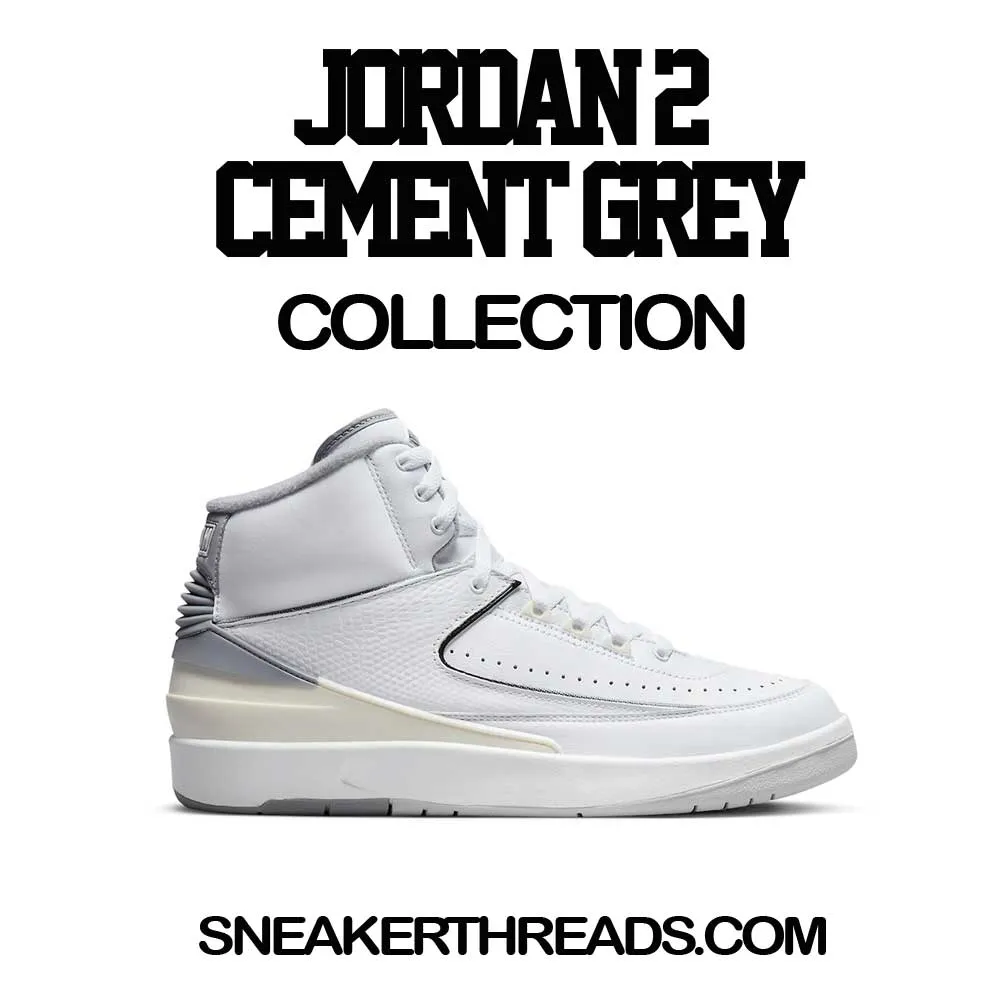 Retro 2 Cement Grey Finesse Shirt