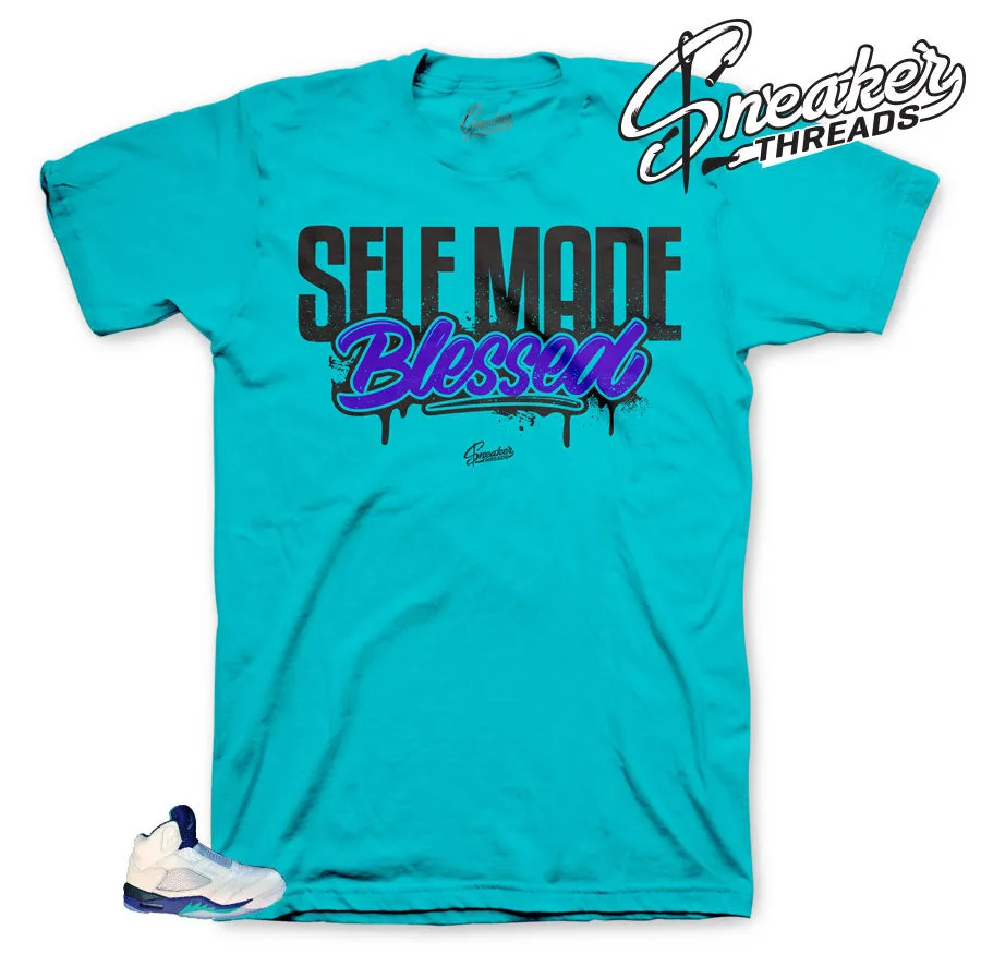 Retro 5 Grape Self Made Shirt