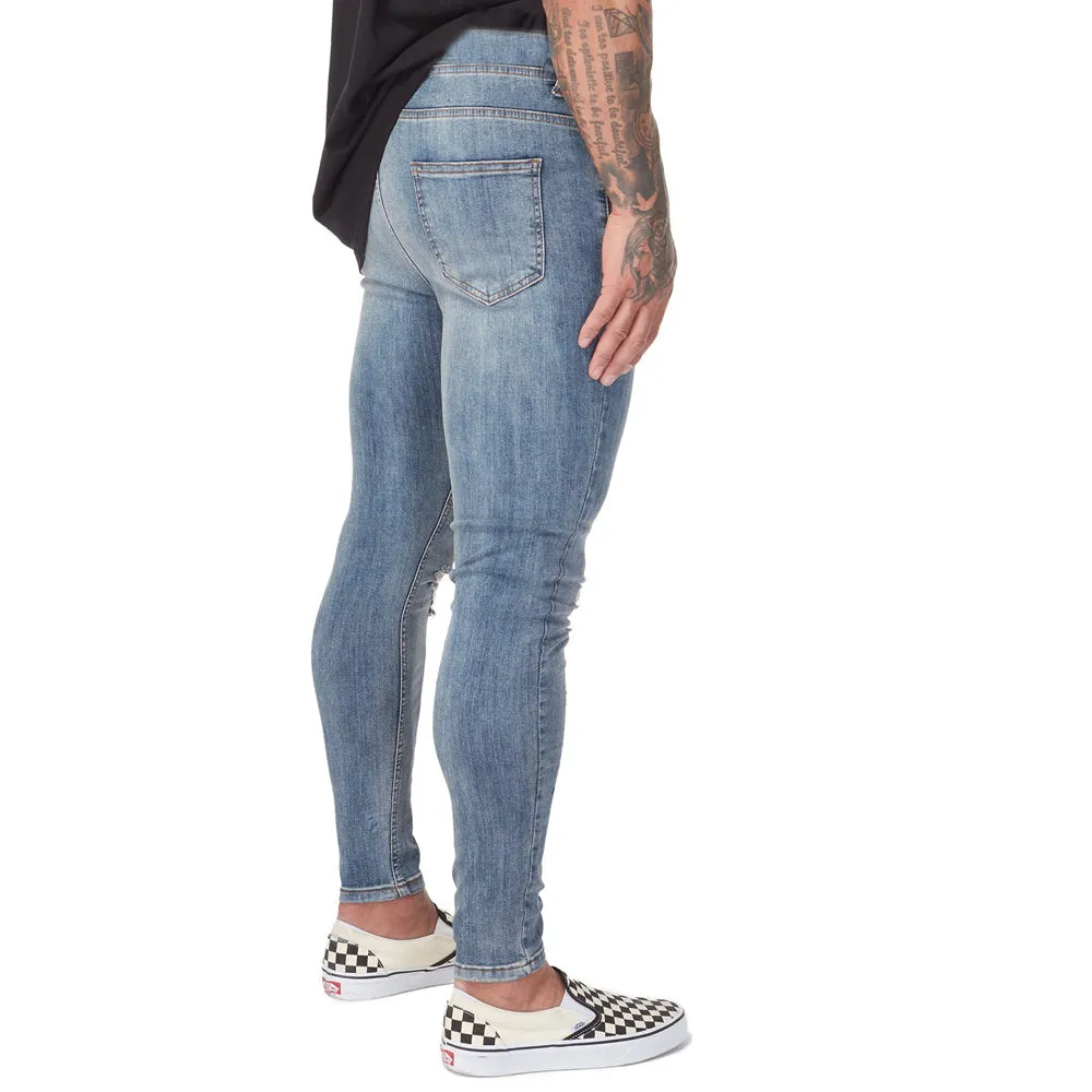 Ripped Biker Jeans For Men