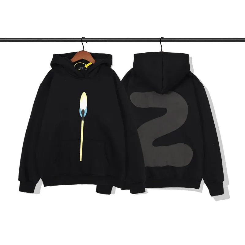 Streetwear Cashmere Pattern Oversized Print Fleece Winter Hoodies for both Men and Women