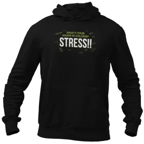 Stress Hoodie Unisex Hoodie Black