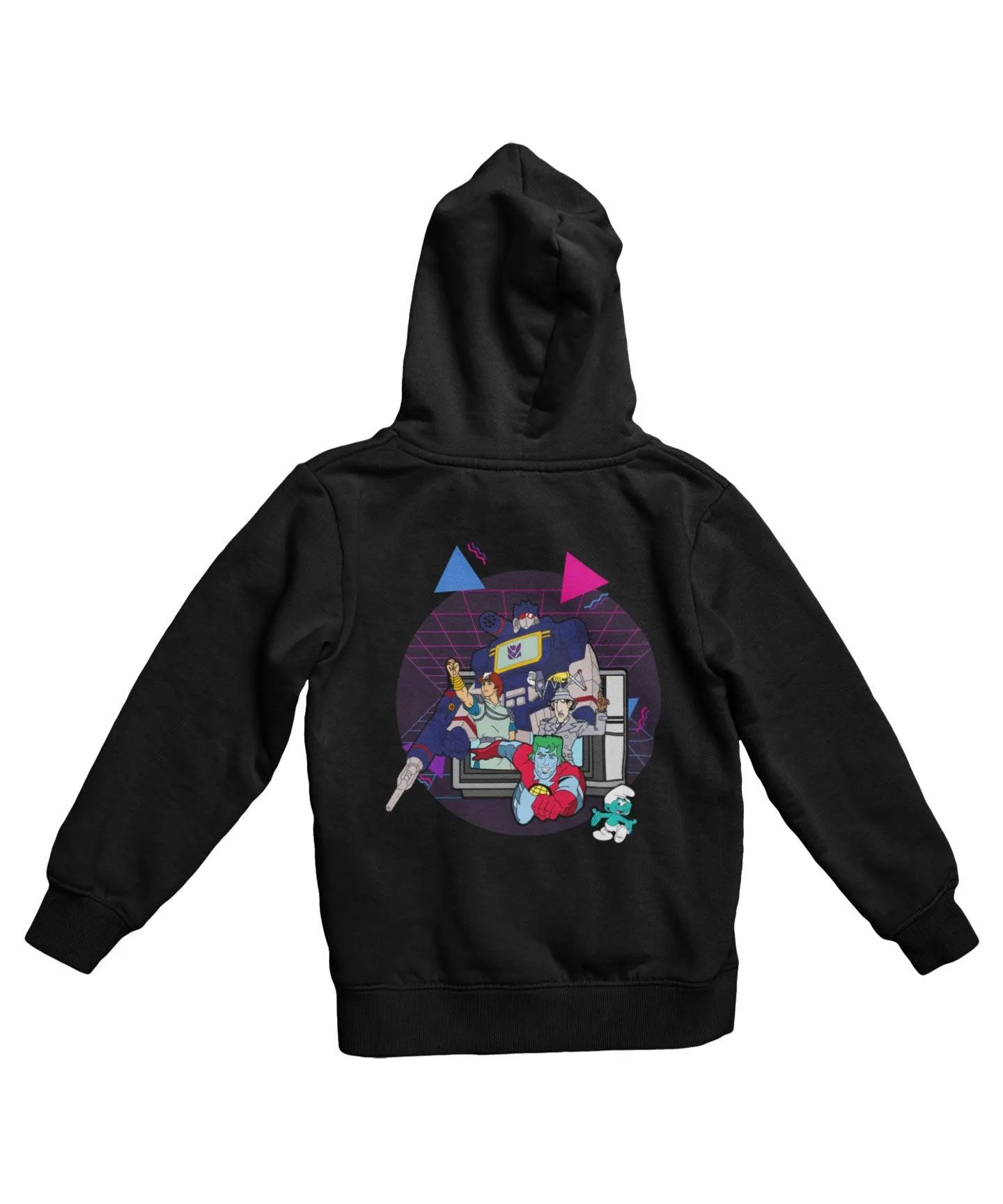 Top Notchy TV Toon Number 1 Back Printed Hoodie